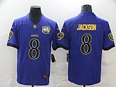 Nike Ravens 8 Lamar Jackson Purple Gold Vapor Untouchable Limited Jersey,baseball caps,new era cap wholesale,wholesale hats